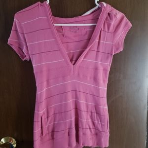 Hooded thick tshirt